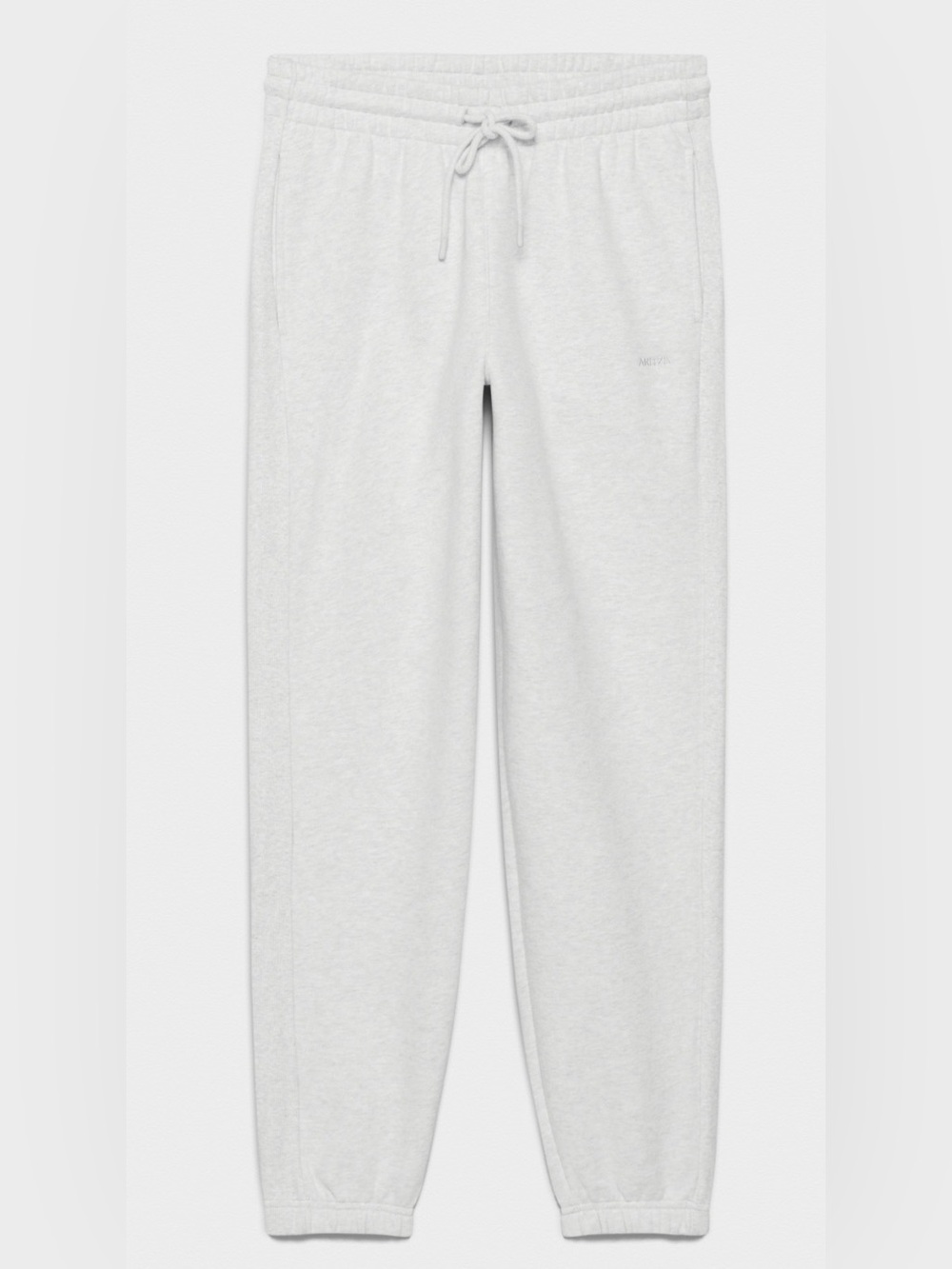 Aritzia TNA Perfect Sweatpants Heather Cloud White XS